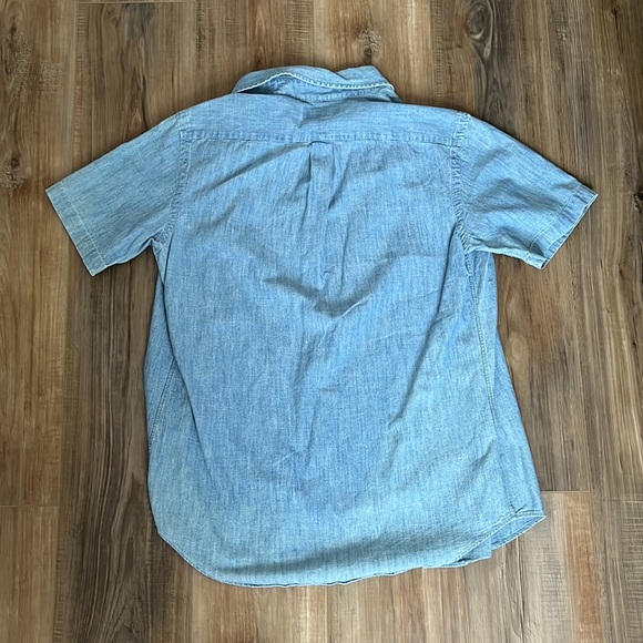 Mens polo button up jean shirt - Picture 4 of 4